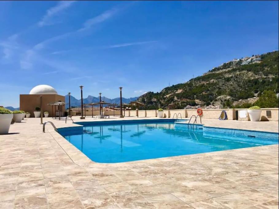 Pueblo Mascarat Con Vista Al Mar Leilighet Altea la Vieja Eksteriør bilde