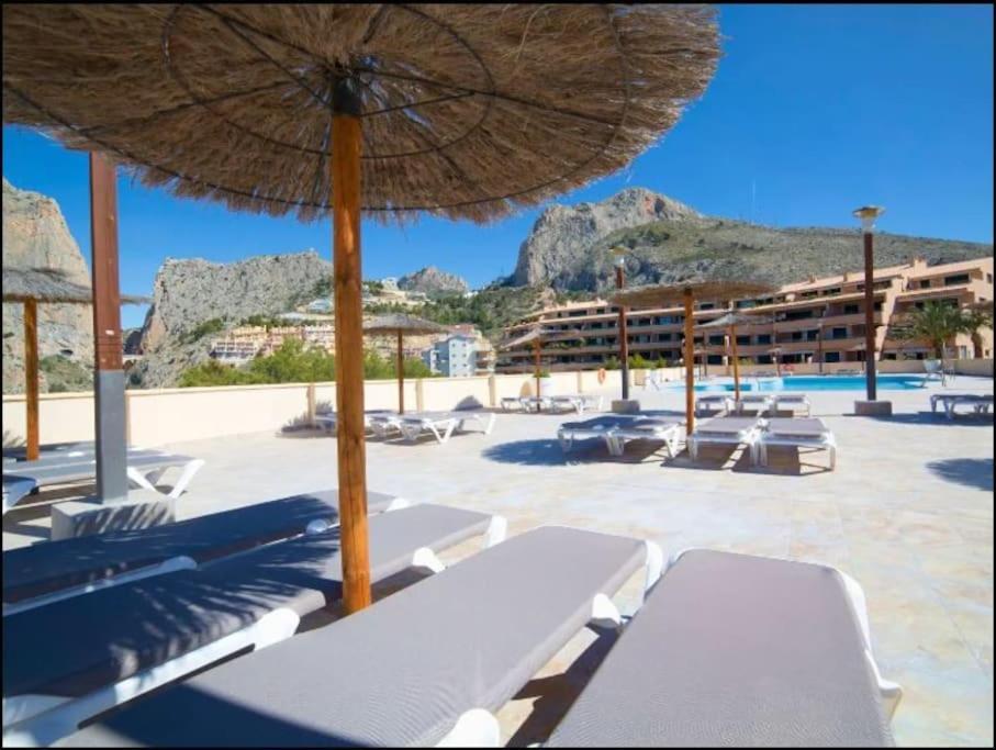 Pueblo Mascarat Con Vista Al Mar Leilighet Altea la Vieja Eksteriør bilde